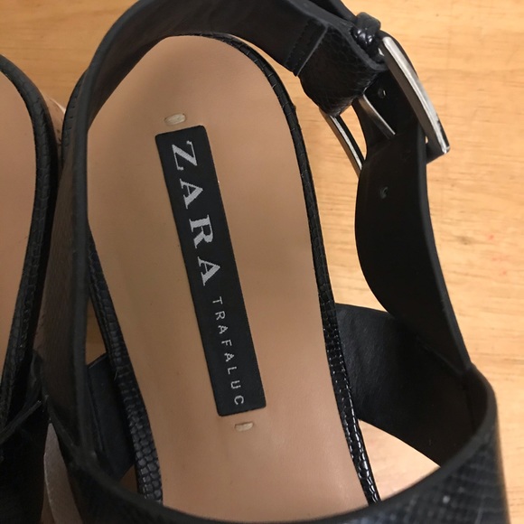 ZARA TRAFALUT woman’s platform sandals - Picture 5 of 7